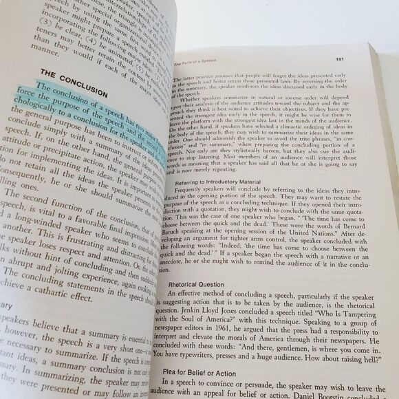 Vintage Speech A Basic Text by Robert C. Jeffrey GUC - Picture 9 of 10